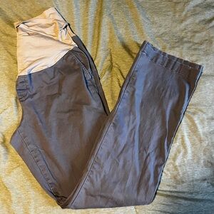 Maternity gray pixie pants